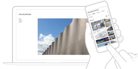 Screendesign Frei Architekten