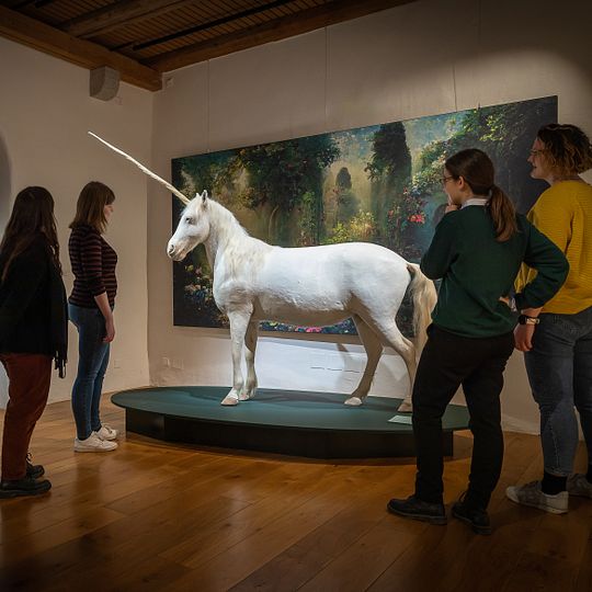 Museum Aargau: 10 Museen zu 2000 Jahre Geschichte - Ausstellung Einhorn auf dem Schloss Lenzburg 