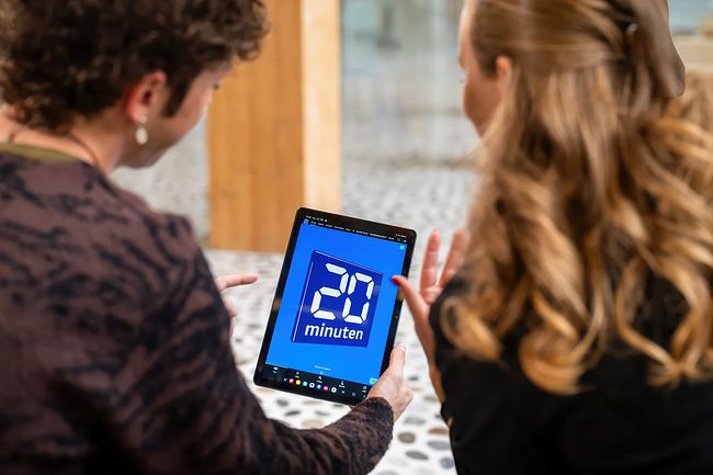 Online-Zeitung «20 Minuten» auf einem Tablet